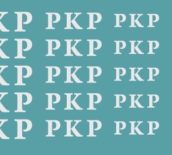 KH0-58 Kalkomania logo PKP stary krój liter